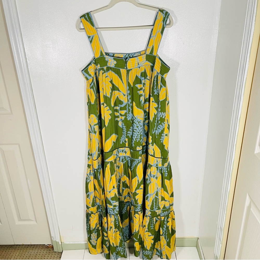 FARM Rio Green and Yellow Tropical-Print Maxi Dress - Picture 9 of 11